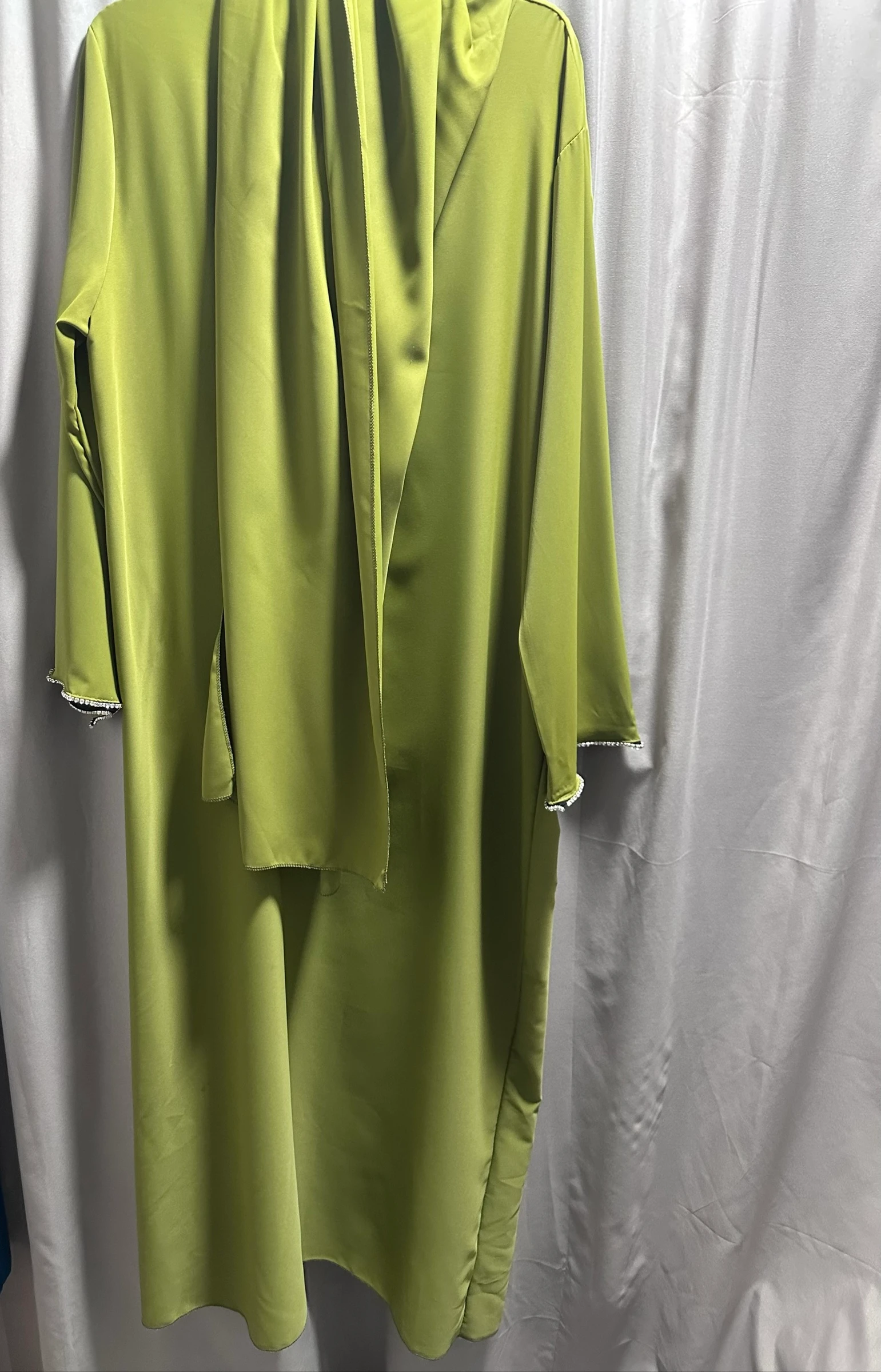 Abaya vert voile intégral taille unique neuf 